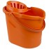 Seau essoreur pour balai à franges - 12 litres - 6 couleurs - MBK7 : Couleur:Orange