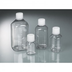 Flacon de laboratoire | Flacon de laboratoire stérile 125 à 1000 ml PET Burkle | BUR-0370-0125_1