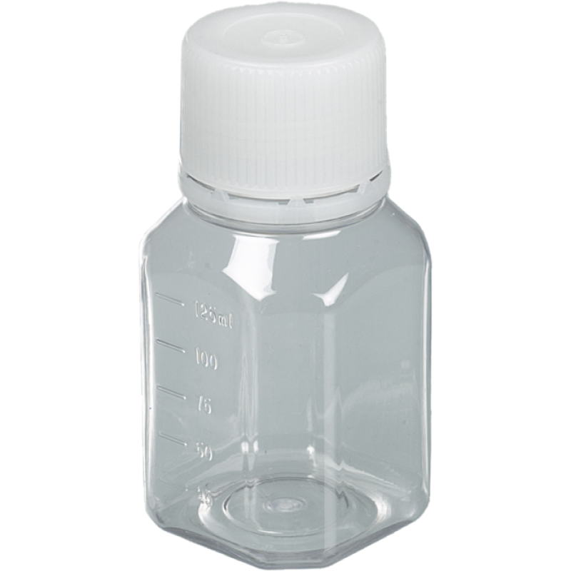 Flacon de laboratoire | Flacon de laboratoire stérile 125 à 1000 ml PET Burkle | BUR-0370-0125_1