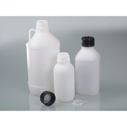 Flacon de laboratoire | Flacons certifiés UN pour transport sûr de marchandises dangereuses 500 à 2500 ml PET Burkle | BUR-03...