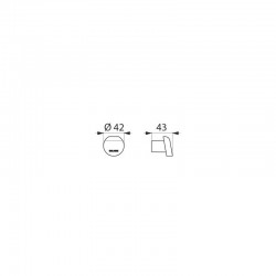 Distributeur | Patère Be-Line® Porte manteau noir mat DELABIE 511943BK | DEL- 511943BK