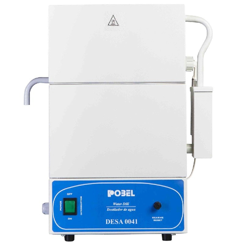 Distillateur | Distillateur d'eau automatique 4 litres par heure avec refroidisseur POBEL 10DESA0041 | 10DESA0041