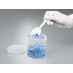 Flacon de laboratoire | Pots transparents avec couvercle à vis de 250 à 1000 ml PP Bürkle | BUR-6202-0250