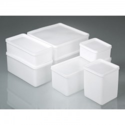 Pots multi-usages carrés de 500 à 3200 ml PE Burkle