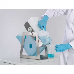 Flacon de laboratoire | Support de remplissage pour bidon 10L inox 304 Bürkle 0435-9104 | BUR-0435-9104