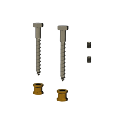 Robinetterie et douchette | Kit de fixation pour barres Be-Line® DELABIE 5119FIX | DEL-5119FIX