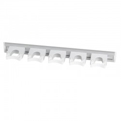 Support brosserie | Rail aluminium 515 mm 5 supports de 20 à 30 mm 7 couleurs HD6 | HD6