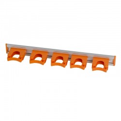 Support brosserie | Rail aluminium 515 mm 5 supports de 20 à 30 mm 7 couleurs HD6 | HD6