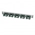 Rail aluminium 515 mm 5 supports de 20 à 30 mm  7 couleurs HD6 : Couleur:Vert