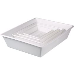 Bols Inox | Jeu de cuvettes de laboratoire / collecteurs de 1 à 60L PP Bürkle | BUR-4201-0095_1