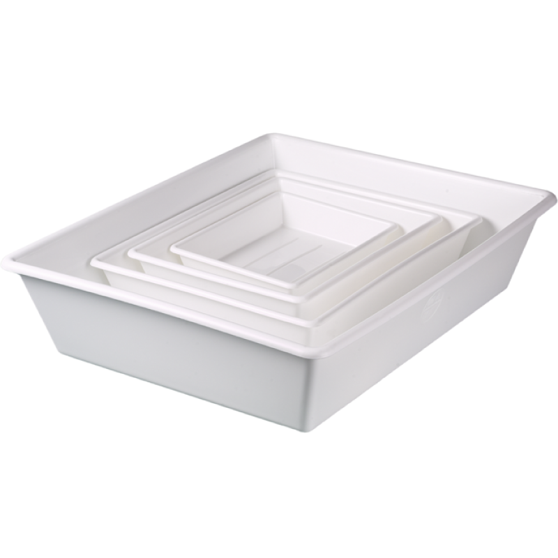 Bols Inox | Jeu de cuvettes de laboratoire / collecteurs de 1 à 60L PP Bürkle | BUR-4201-0095_1