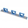 Rails aluminium 3 crochets 515 mm  | 7 couleurs HD7 : Couleur:Bleu