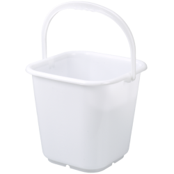 Consommable de laboratoire | Seaux carrés 14L PE Burkle 2350-0140 | BUR-2350-0140