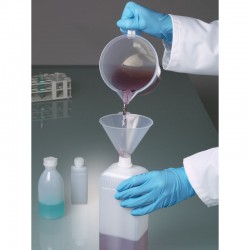Entonnoir de laboratoire | Entonnoirs multi-usages PP et PE de 40 à 160 mm Burkle | BUR-9602-0040_1