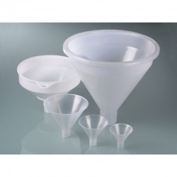 Entonnoir de laboratoire | Entonnoir à poudre PP et PE diamètre 80 à 360 mm Burkle | BUR-9602-0080_1