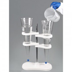 Entonnoir de laboratoire | Entonnoir à sédimentation SAN Burkle 7118-1000 - 1000 ml | BUR-7118-1000