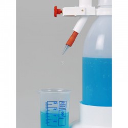 Burette de titration | Burette de titration avec protection contre les éclats - PE Burkle - 15 ml à 50 ml