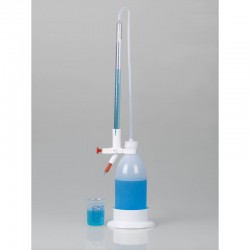Burette de titration | Burette de titration avec protection contre les éclats - PE Burkle - 15 ml à 50 ml