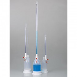 Burette de titration | Burette de titration avec protection contre les éclats - PE Burkle - 15 ml à 50 ml