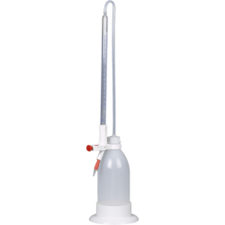 Burette de titration | Burette de titration avec protection contre les éclats - PE Burkle - 15 ml à 50 ml