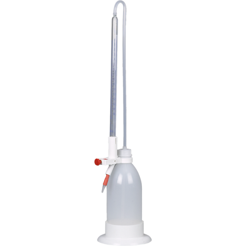 Burette de titration | Burette de titration avec protection contre les éclats - PE Burkle - 15 ml à 50 ml