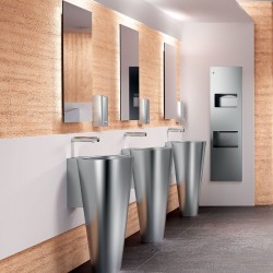 Robinet de lavabo automatique TEMPOMATIC 4 inox DELABIE 443426