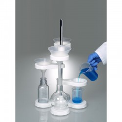 Ustensiles | Support entonnoir pour quatre entonnoirs PP Burkle 9622-0400 | BUR-9622-0400