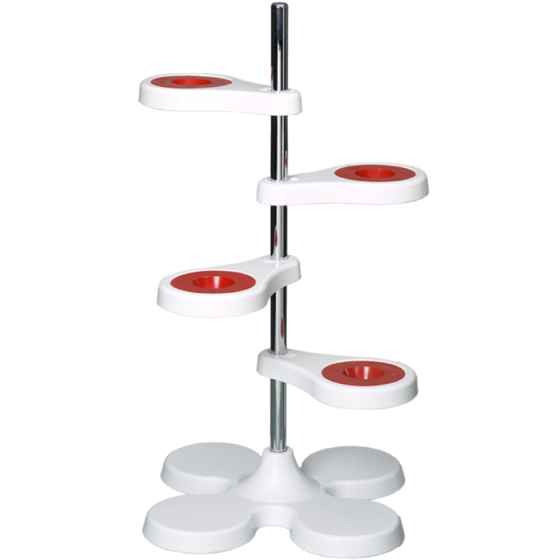 Ustensiles | Support entonnoir pour quatre entonnoirs PP Burkle 9622-0400 | BUR-9622-0400