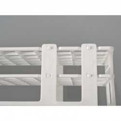 Support tubes à essais et pipettes | Portoir pour tubes à essai de 16 à 25 tubes PP Burkle | BUR-9635-0021_1