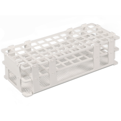 Support tubes à essais et pipettes | Portoir pour tubes à essai de 16 à 25 tubes PP Burkle | BUR-9635-0021_1