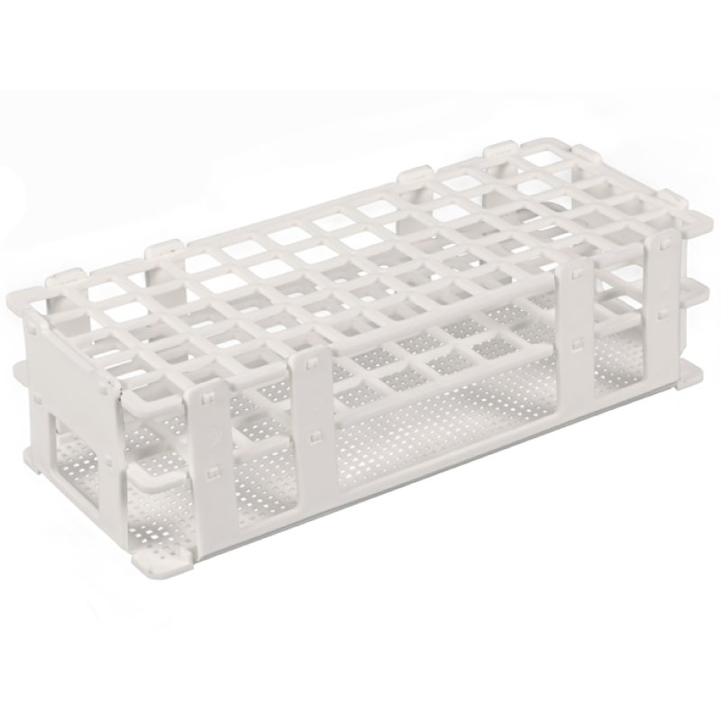 Support tubes à essais et pipettes | Portoir pour tubes à essai de 16 à 25 tubes PP Burkle | BUR-9635-0021_1
