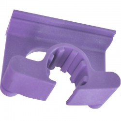 Support brosserie | Porte balai mural polypropylène Toolflex de 20 à 30 mm 10 couleurs HOLD1 | HOLD1_1