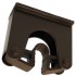 Porte balai mural polypropylène Toolflex de 20 à 30 mm 10 couleurs HOLD1 : Couleur:Marron
