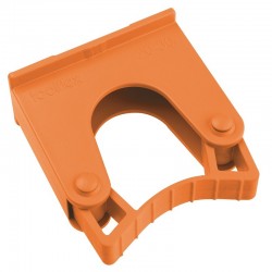 Support brosserie | Porte balai mural polypropylène Toolflex de 20 à 30 mm 10 couleurs HOLD1 | HOLD1_1