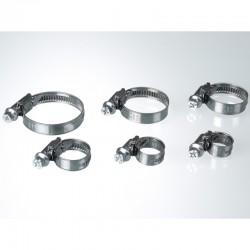 Raccord de laboratoire  | Collier à vis en acier inoxydable Burkle | BUR-8677-0812_1