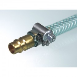 Raccord de laboratoire  | Collier à vis en acier inoxydable Burkle | BUR-8677-0812_1