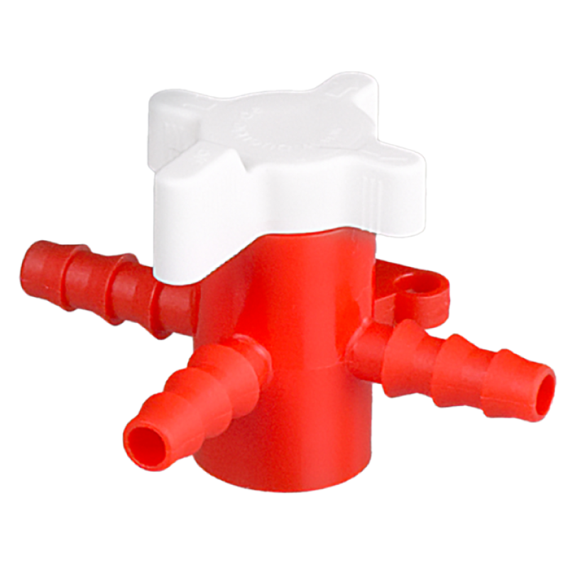 Verrerie de Laboratoire | Vanne trois voies PP/PE et PVDF Bürkle | BUR-8606-0060_1