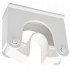 Porte balai mural polypropylène Toolflex de 30 à 40 mm | 10 couleurs HOLD2 : Couleur :Blanc