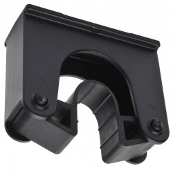 Support brosserie | Porte balai mural polypropylène Toolflex de 30 à 40 mm | 10 couleurs HOLD2 | HOLD2_1