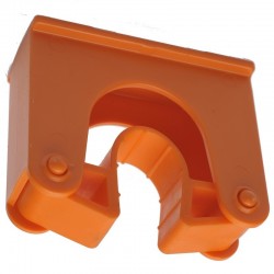 Support brosserie | Porte balai mural polypropylène Toolflex de 30 à 40 mm | 10 couleurs HOLD2 | HOLD2_1