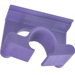 Support brosserie | Porte balai mural polypropylène Toolflex de 30 à 40 mm | 10 couleurs HOLD2 | HOLD2_1