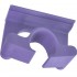 Porte balai mural polypropylène Toolflex de 30 à 40 mm | 10 couleurs HOLD2 : Couleur :Violet