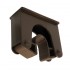 Porte balai mural polypropylène Toolflex de 30 à 40 mm | 10 couleurs HOLD2 : Couleur :Marron