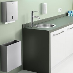 Vasque à encastrer Ø 310 mm Inox satiné HEMI DELABIE 120470
