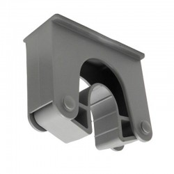 Support brosserie | Porte balai mural polypropylène Toolflex de 30 à 40 mm | 10 couleurs HOLD2 | HOLD2_1