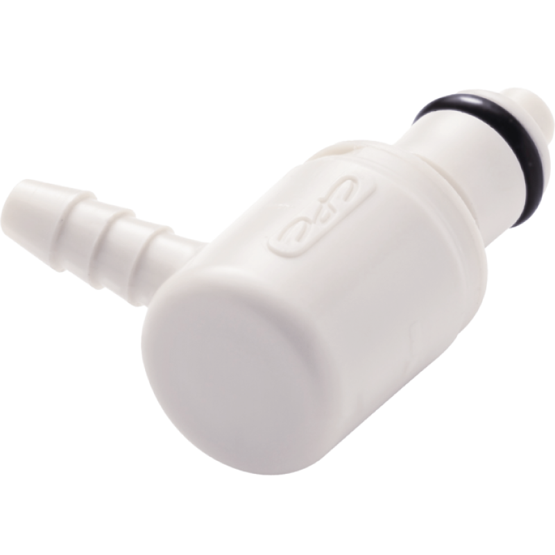 Raccord de laboratoire  | Accouplement à fermeture rapide Mâle têton angulaire avec embout de tuyau Burkle | BUR-8755-1102_1