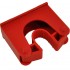 Porte balai mural polypropylène Toolflex de 30 à 40 mm | 10 couleurs HOLD2 : Couleur :Rouge