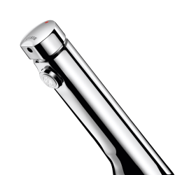 Robinet de lavabo temporisé TEMPOSOFT 2 déclenchement souple DELABIE 740300