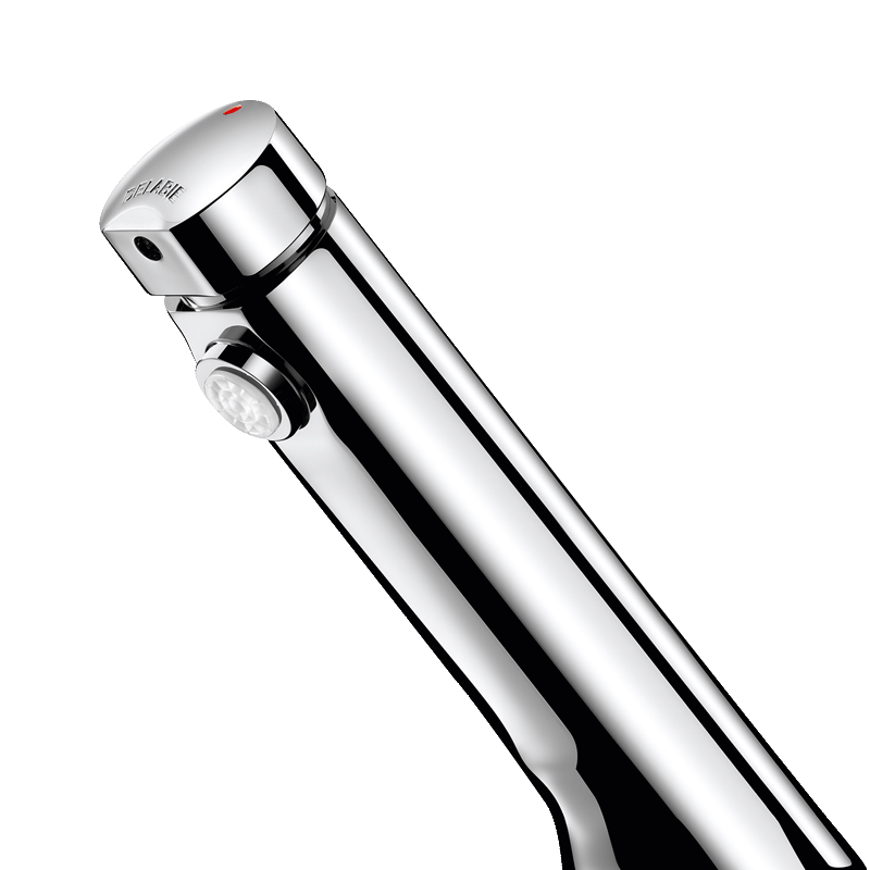 Robinet de lavabo temporisé TEMPOSOFT 2 déclenchement souple DELABIE 740300
