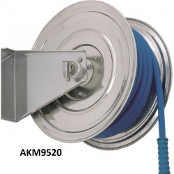 Enrouleur manuel inox RAMEX | Enrouleur manuel inox pour tuyau 3/4" - 35m ou 1" 20m - 20 bar - RAMEX | AKM9520